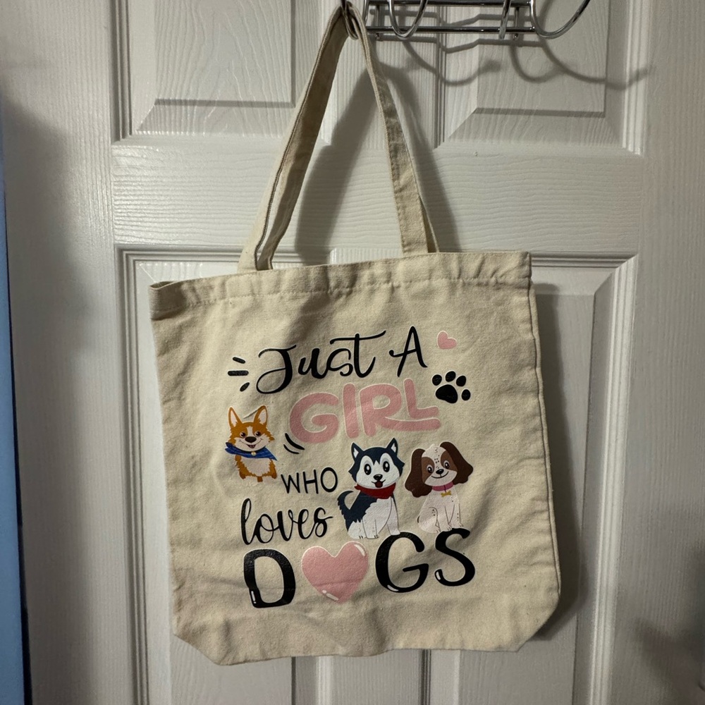 Cute Dog Lover Tote Bag